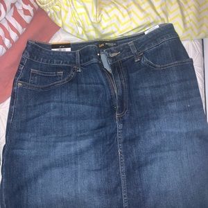Women’s blue jean skirt